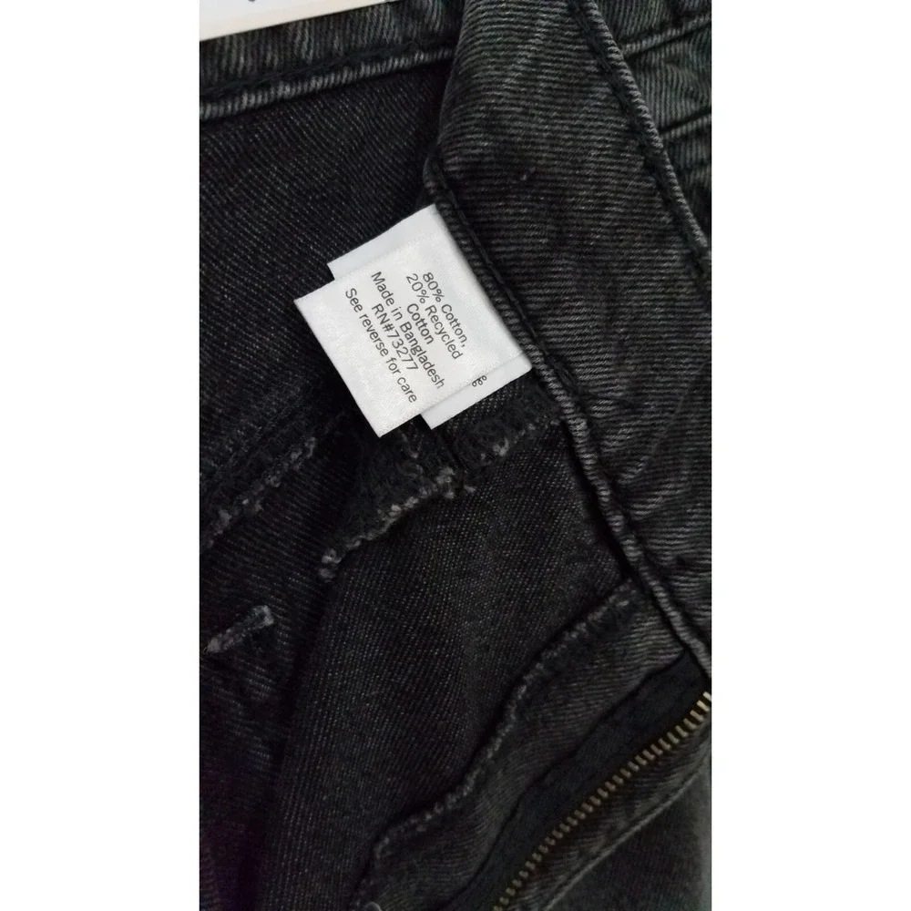 SO Jeans Baggy Highest Rise Pleated Front Juniors‎ Size 13/31W Faded Black NEW